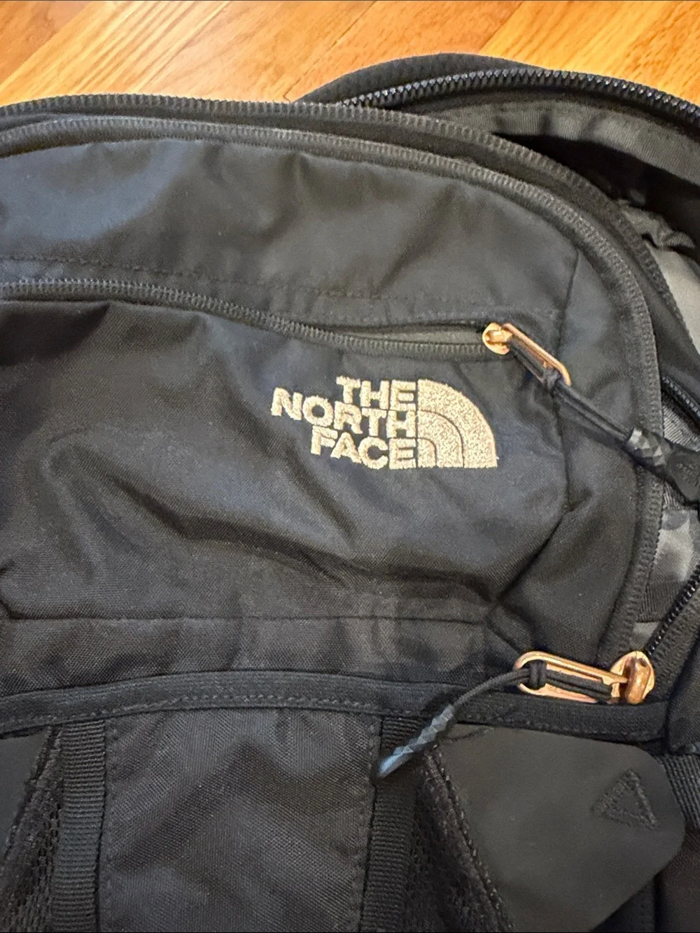 The North Face RECON Black Backpack rose gold! Good condition and plenty of life